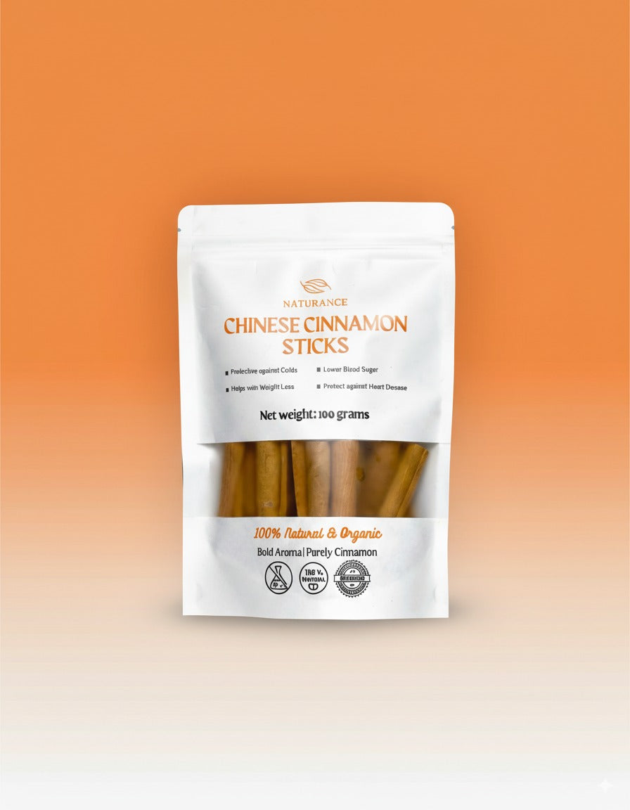 Chinese Cinnamon β 100g | Thick, Aromatic Sticks for Everyday Cooking