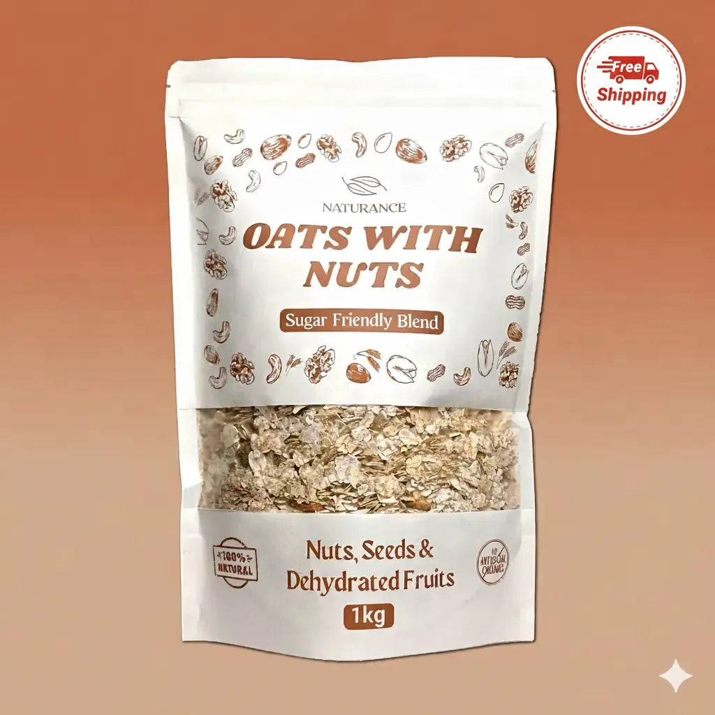 Oats with Nuts – Sugar Friendly Blend