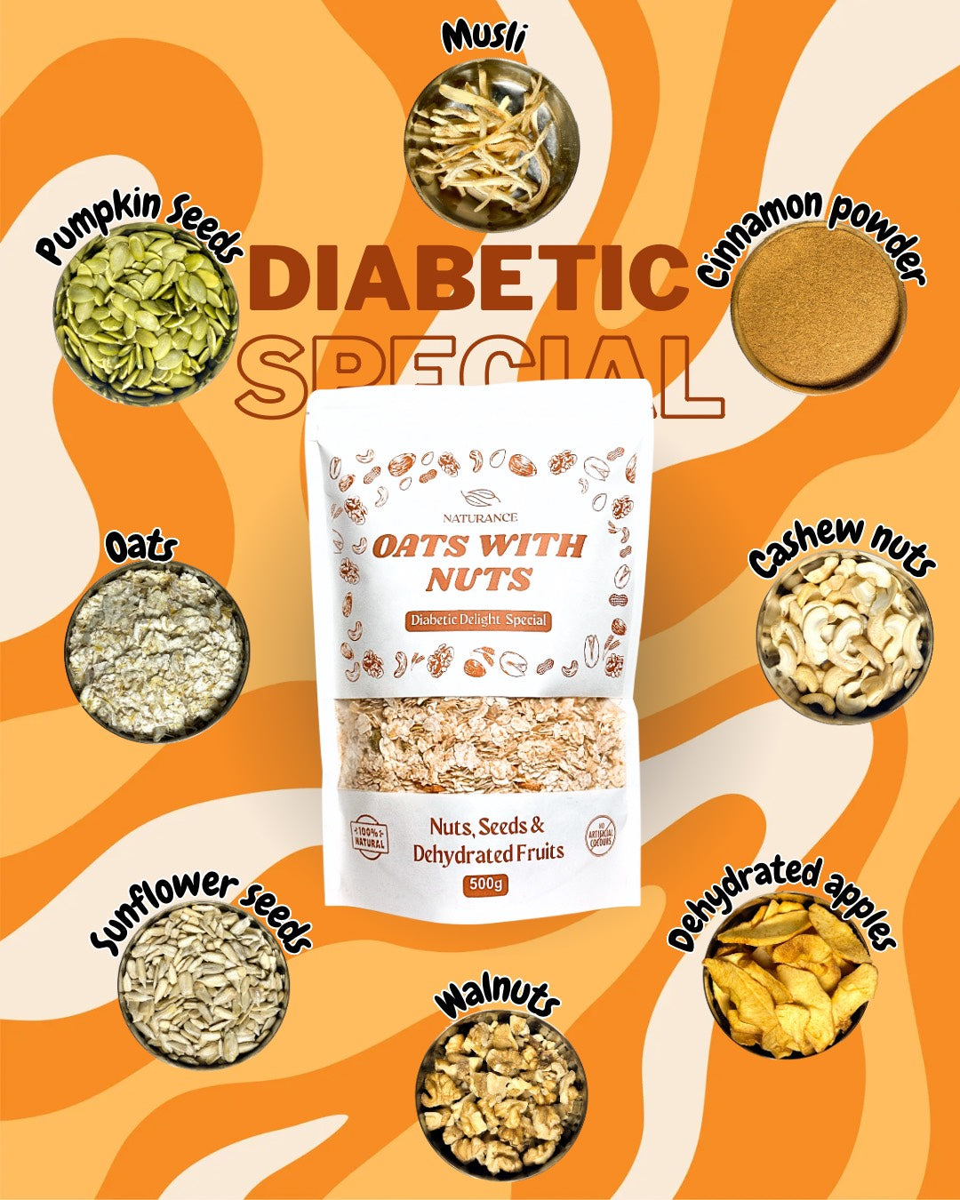 Diabetic Special Oats with Nuts