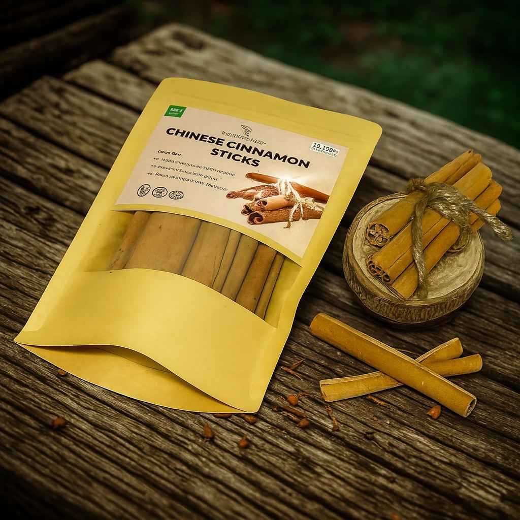 Chinese Cinnamon – 100g | Thick, Aromatic Sticks for Everyday Cooking