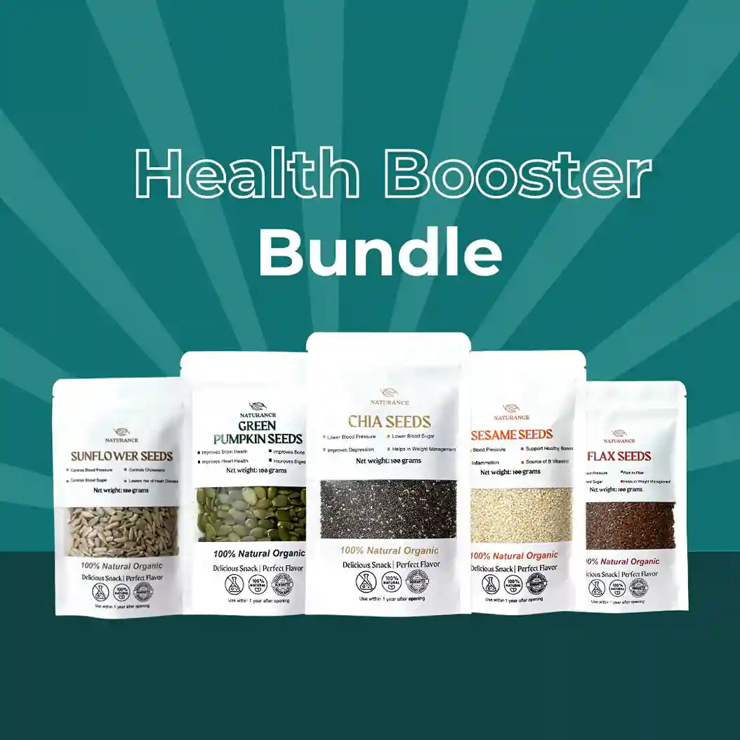 The Ultimate Health Boost Seeds Pack – 5 Superfoods for a Nutritious Lifestyle (100g each)