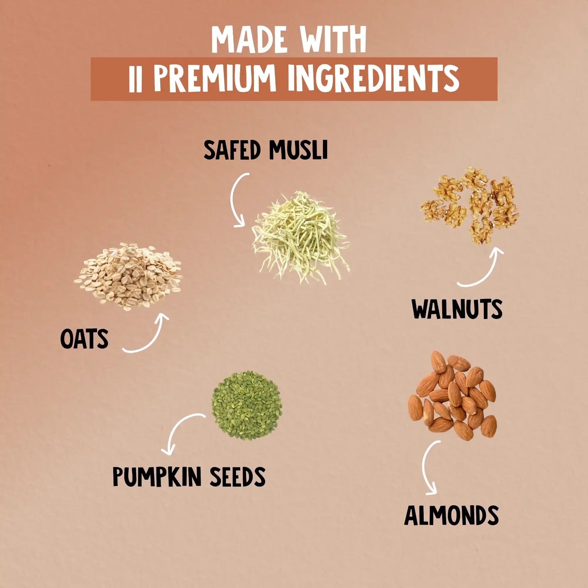 Oats with Nuts – Sugar Friendly Blend