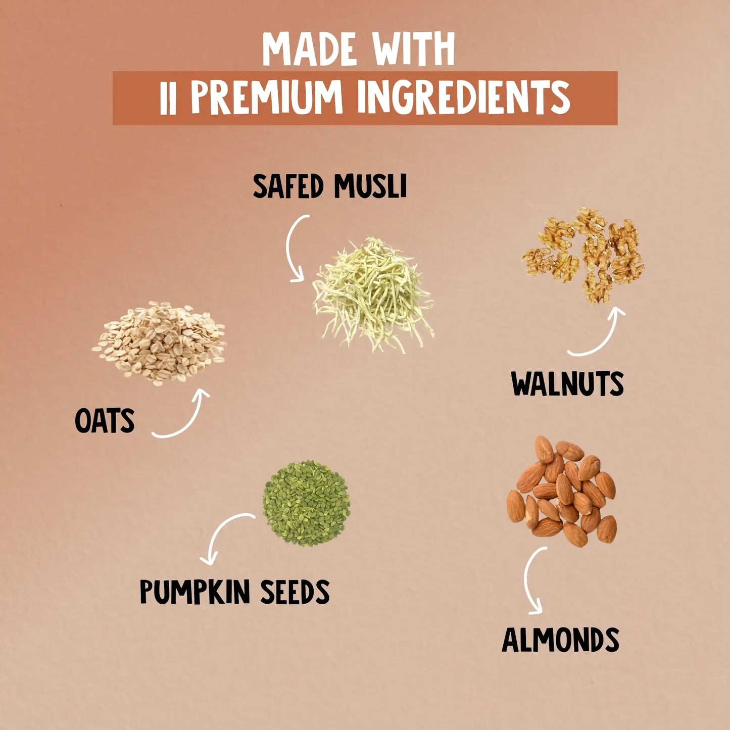 Oats with Nuts – Sugar Friendly Blend