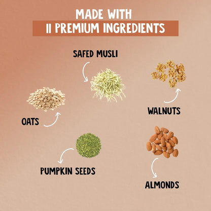 Oats with Nuts – Sugar Friendly Blend