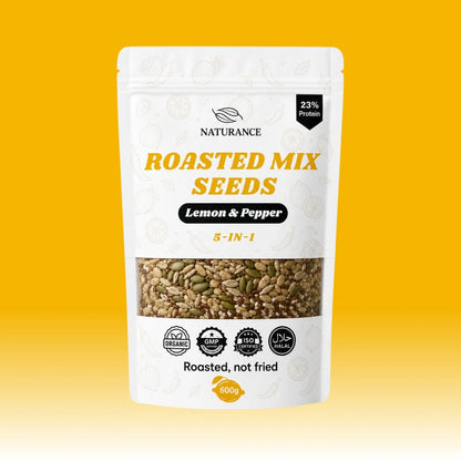 Naturance Roasted Mix Seeds Lemon Pepper 250g pack front