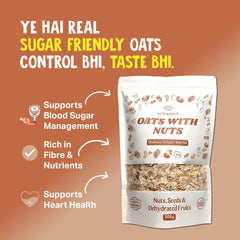 Oats with Nuts – Sugar Friendly Blend