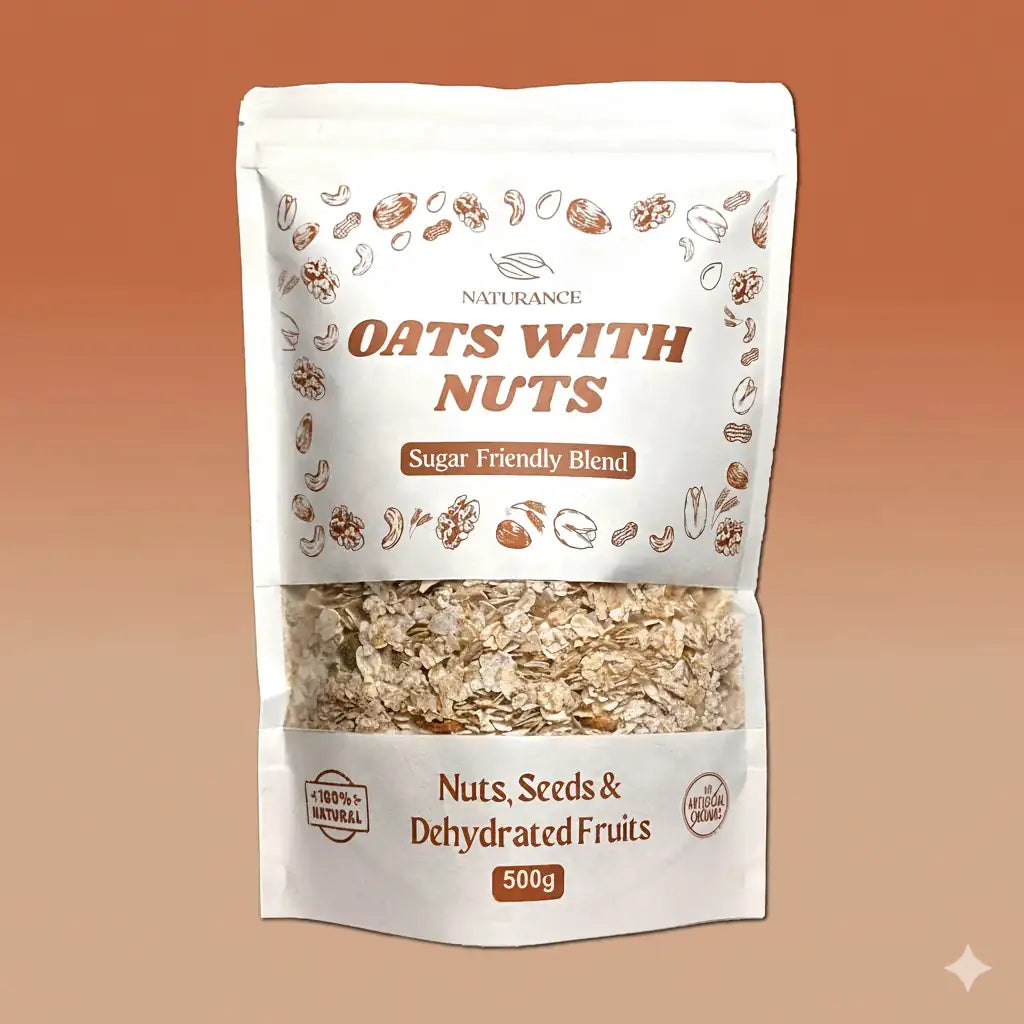 Oats with Nuts – Sugar Friendly Blend